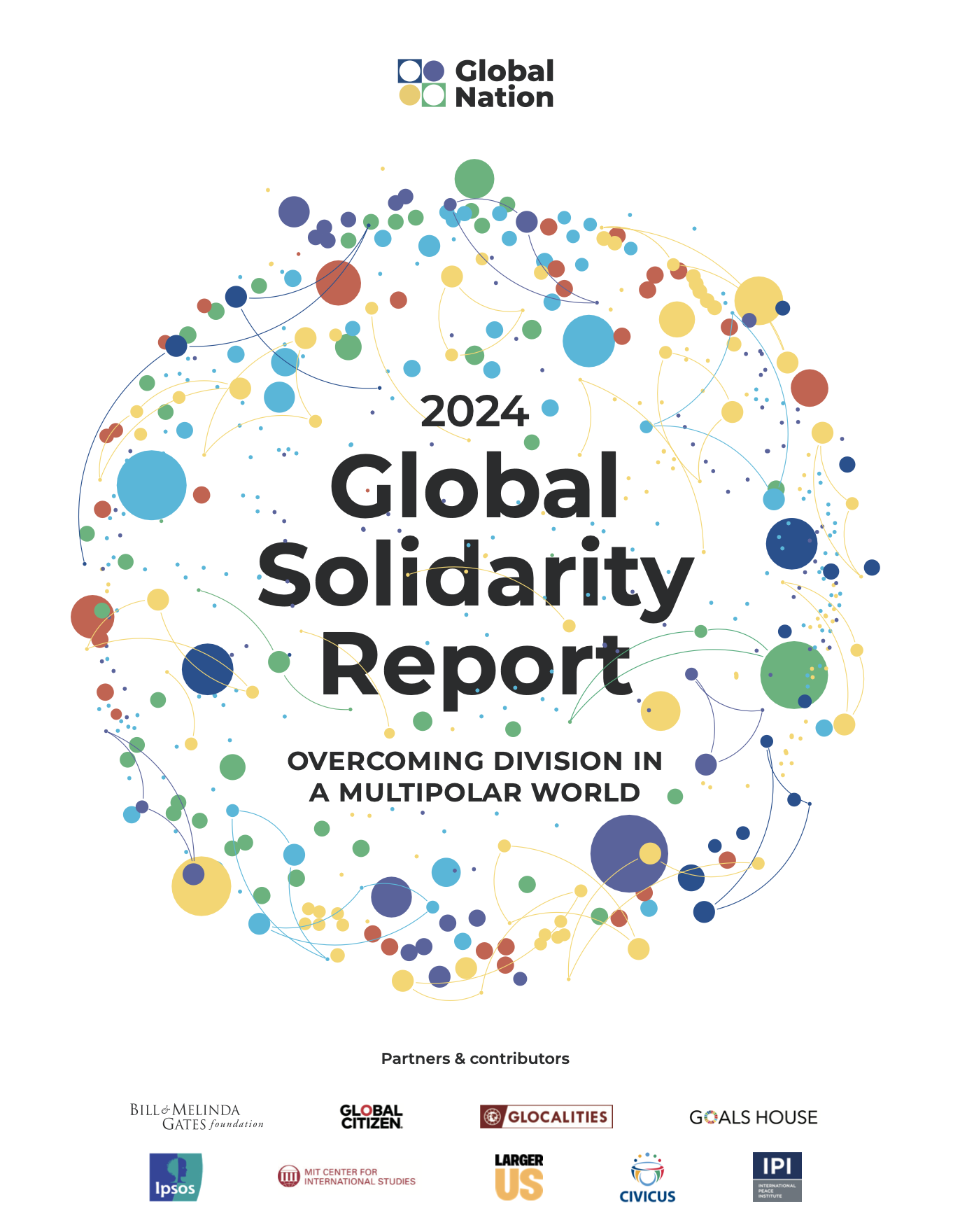 The front cover of the Global Solidarity Report 2024